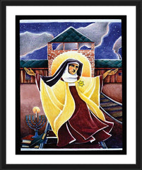Wall Frame Black - St. Edith Stein by M. McGrath