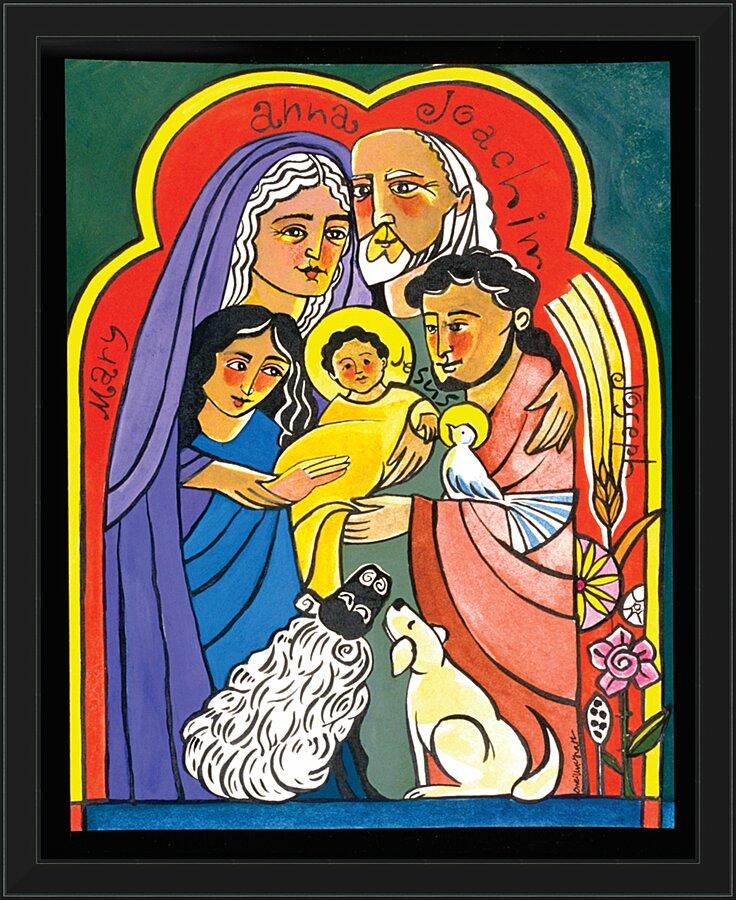 Wall Frame Black - Extended Holy Family by M. McGrath
