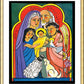 Wall Frame Gold, Matted - Extended Holy Family by M. McGrath