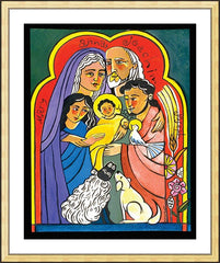 Wall Frame Gold - Extended Holy Family by M. McGrath