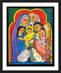 Wall Frame Black - Extended Holy Family by M. McGrath