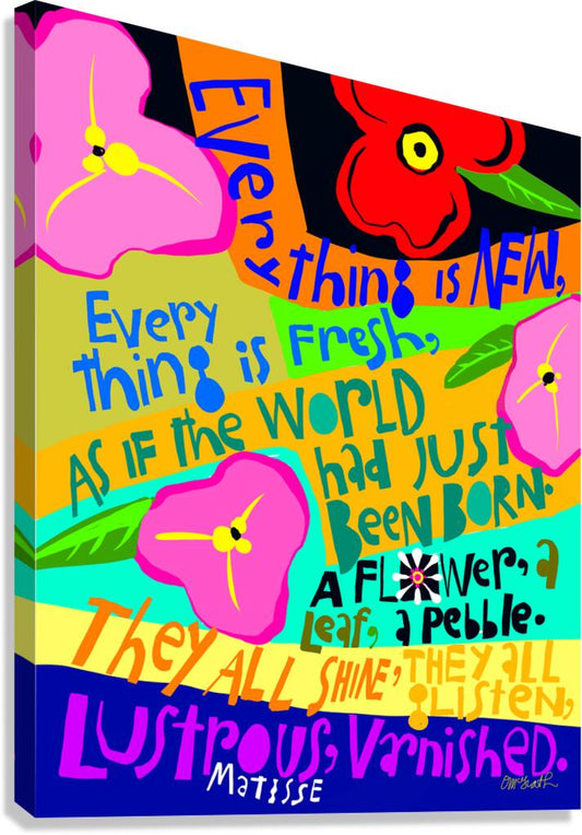 Everything is New - Canvas Print