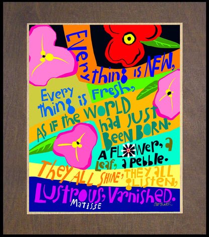 Everything is New - Wood Plaque Premium