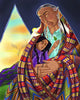 Metal Print - Black Elk and Child by Br. Mickey McGrath, OSFS - Trinity Stores