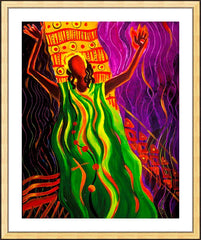 Wall Frame Gold - Sr. Thea Bowman: Every time I feel the Spirit by M. McGrath