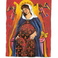 Wall Frame Espresso, Matted - Mary: Expect Miracles by Br. Mickey McGrath, OSFS - Trinity Stores