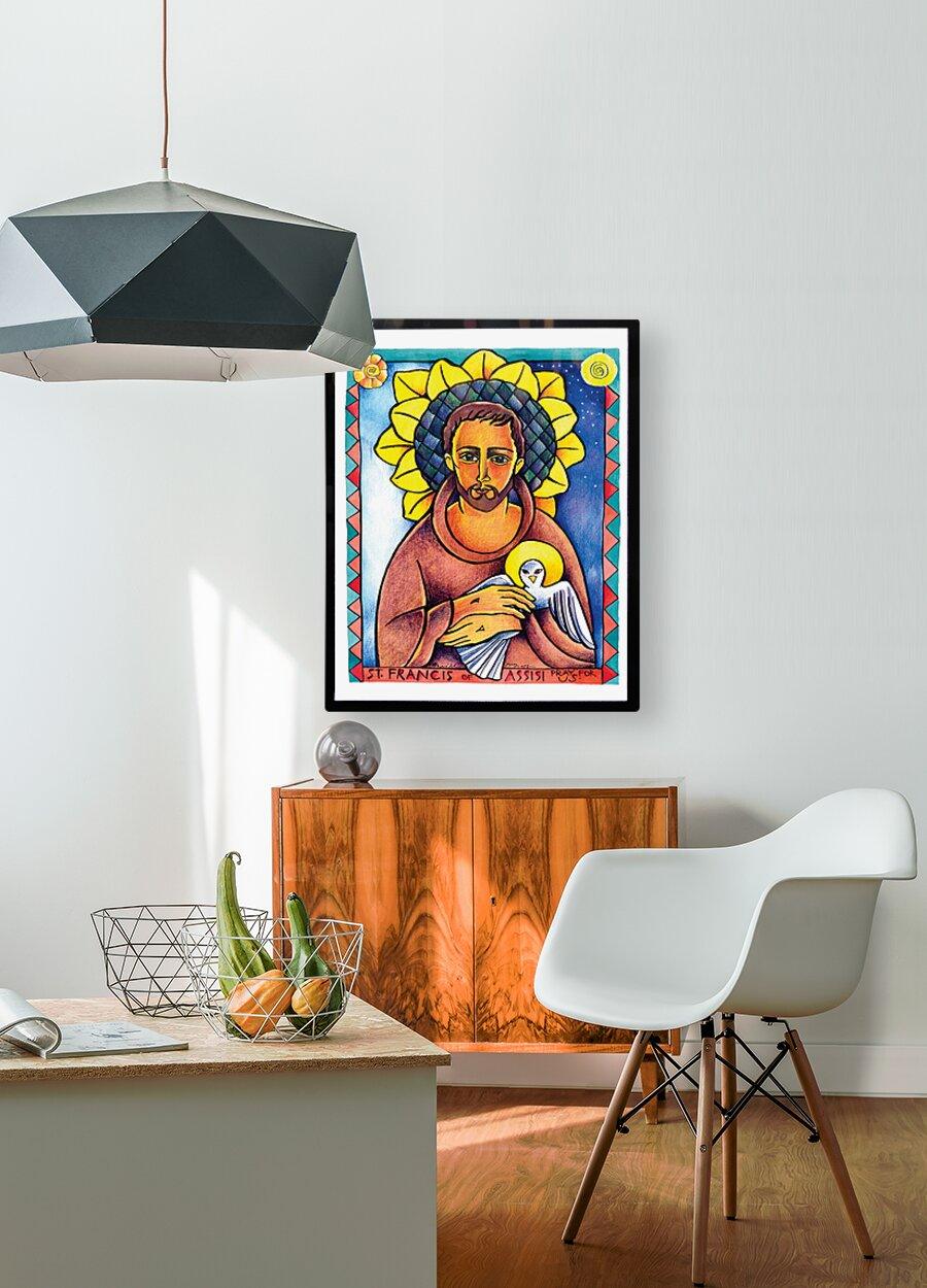 Acrylic Print - St. Francis of Assisi by Br. Mickey McGrath, OSFS - Trinity Stores