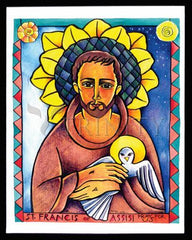 Acrylic Print - St. Francis of Assisi by M. McGrath