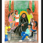 Wall Frame Black, Matted - St. Frances Cabrini by M. McGrath