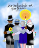 Acrylic Print - Four Individuals and Four Dreams by Br. Mickey McGrath, OSFS - Trinity Stores