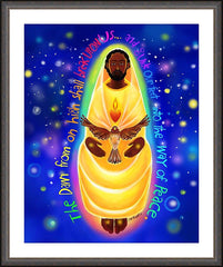 Wall Frame Espresso - Jesus Dawn From On High by M. McGrath