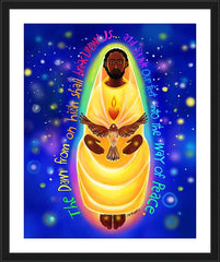 Wall Frame Black - Jesus Dawn From On High by M. McGrath