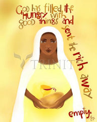 Metal Print - Mary's Song - Fill the Hungry by M. McGrath