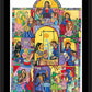 Wall Frame Black, Matted - Fountain of Wisdom by Br. Mickey McGrath, OSFS - Trinity Stores