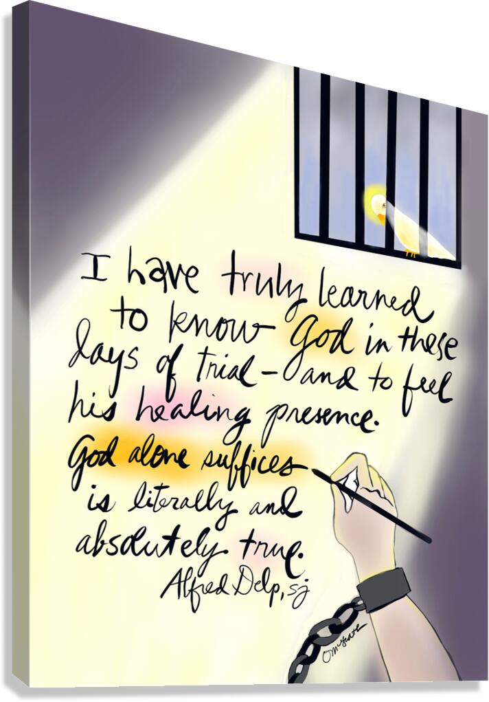 God Alone Suffices - Canvas Print