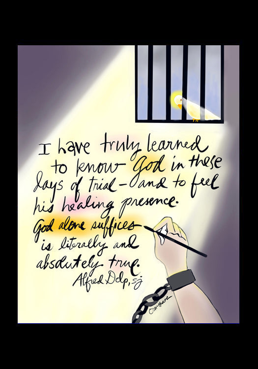 God Alone Suffices - Holy Card