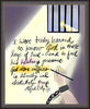 Wall Frame Espresso - God Alone Suffices by M. McGrath