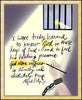 Wall Frame Gold - God Alone Suffices by M. McGrath
