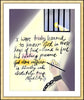 Wall Frame Gold, Matted - God Alone Suffices by M. McGrath