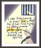 Wall Frame Espresso, Matted - God Alone Suffices by M. McGrath