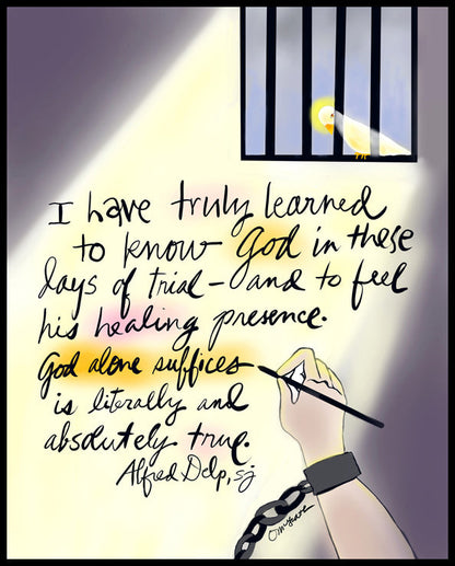 God Alone Suffices - Wood Plaque