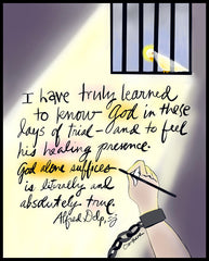 Wood Plaque - God Alone Suffices by M. McGrath