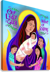 Canvas Print - Mary, Our Lady of Gaza by M. McGrath