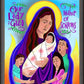 Wall Frame Espresso - Mary, Our Lady of Gaza by Br. Mickey McGrath, OSFS - Trinity Stores