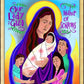 Wall Frame Gold - Mary, Our Lady of Gaza by Br. Mickey McGrath, OSFS - Trinity Stores