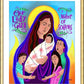 Wall Frame Gold, Matted - Mary, Our Lady of Gaza by Br. Mickey McGrath, OSFS - Trinity Stores