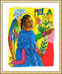 Wall Frame Gold - St. Gabriel Archangel by M. McGrath
