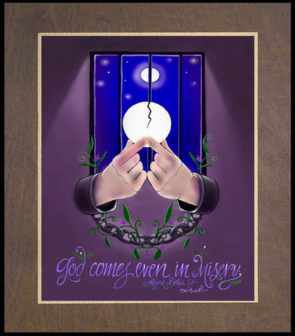 God Comes - Wood Plaque Premium