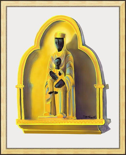 Wall Frame Gold - Our Lady of Good Death Clermont by M. McGrath