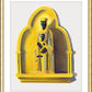 Wall Frame Gold, Matted - Our Lady of Good Death Clermont by M. McGrath