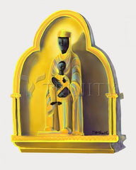 Metal Print - Our Lady of Good Death Clermont by M. McGrath