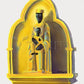 Wall Frame Gold, Matted - Our Lady of Good Death Clermont by M. McGrath