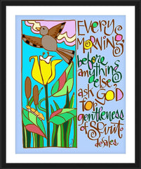 Wall Frame Black - Gentleness of Spirit by M. McGrath