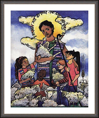 Wall Frame Espresso - Good Shepherd by M. McGrath