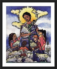 Wall Frame Black - Good Shepherd by M. McGrath
