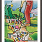 Wall Frame Espresso, Matted - Golfer: Think Only of Living Today Well by M. McGrath