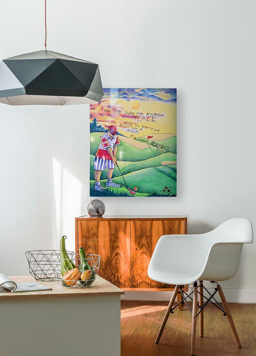 Acrylic Print - Golfer: The One Who Can by M. McGrath - trinitystores