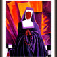 Wall Frame Espresso, Matted - Sr. Thea Bowman: Give Me That Old Time Religion by Br. Mickey McGrath, OSFS - Trinity Stores