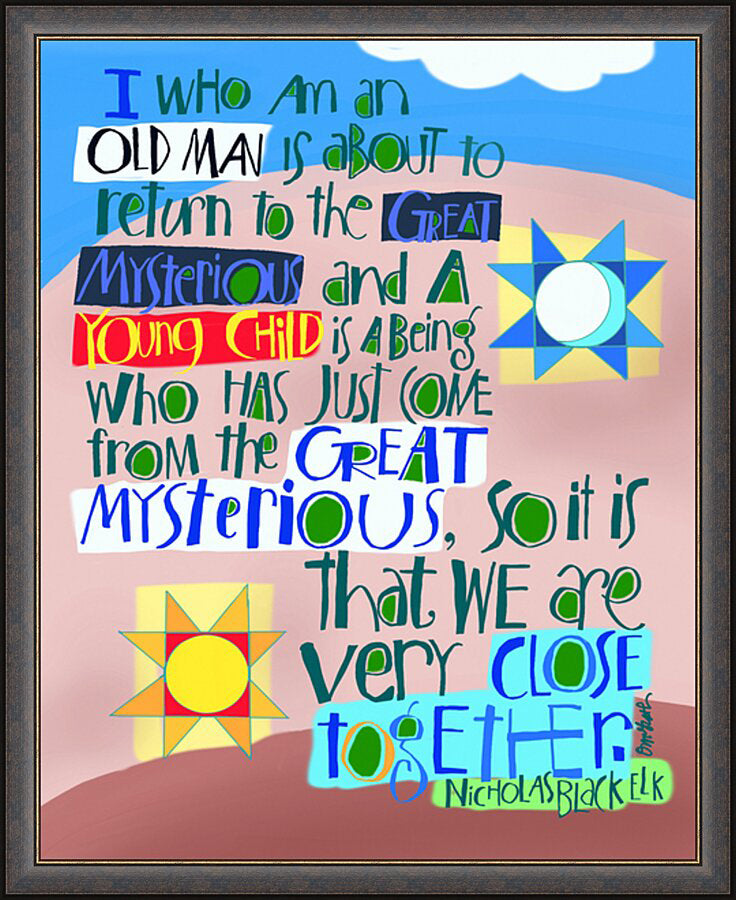 Wall Frame Espresso - Great Mysteries by M. McGrath