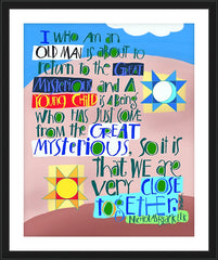 Wall Frame Black - Great Mysteries by M. McGrath