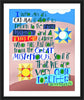 Wall Frame Black, Matted - Great Mysteries by M. McGrath