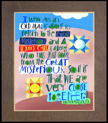 Great Mysteries - Wood Plaque Premium