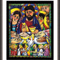 Wall Frame Espresso, Matted - Gospel Feast by Br. Mickey McGrath, OSFS - Trinity Stores