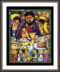 Wall Frame Espresso - Gospel Feast by M. McGrath