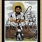 Wall Frame Gold, Matted - Good Shepherd by M. McGrath
