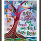 Wall Frame Espresso, Matted - Happy Are Hearts That Bend by Br. Mickey McGrath, OSFS - Trinity Stores